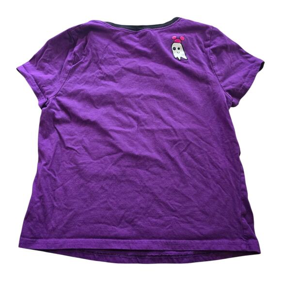 Disney Parks Daisy Minnie Halloween Boo to you Ringer Shirt SZ M Spooky Parade - Picture 3 of 6